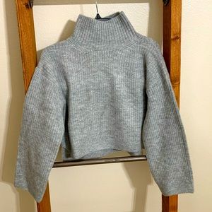TOPSHOP - Crop Funnel Neck Sweater